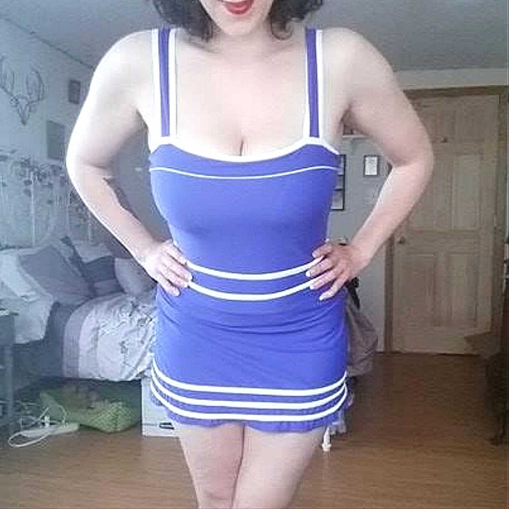 SALE Nautical One Piece Swimsuit